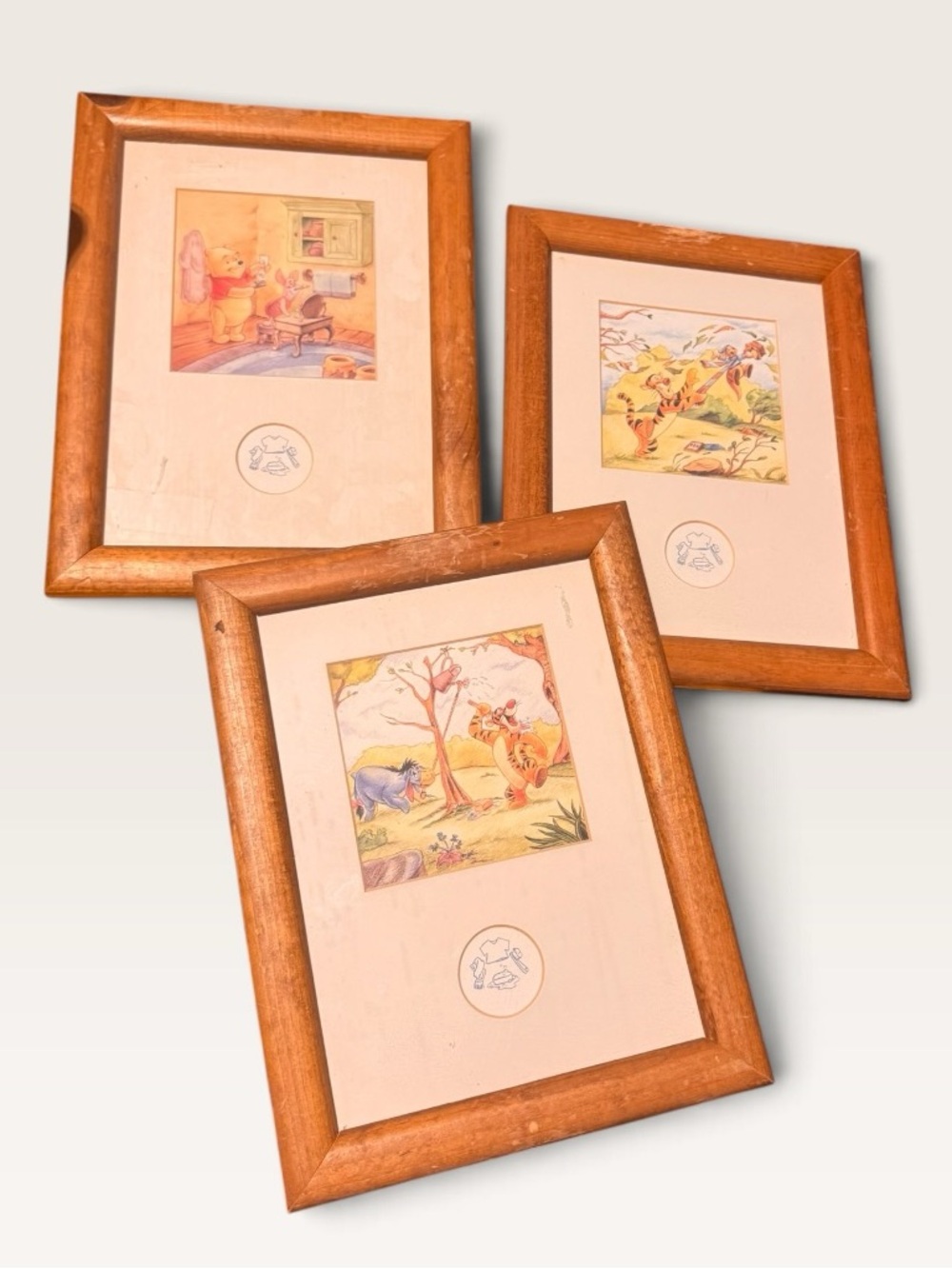 3 Winnie The Pooh framed prints